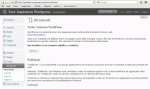 Figura 12 Gestione di alcune funzionalità avanzate di WordPress