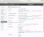 Figura 13 Gestione delle Impostazioni Generali di WordPress