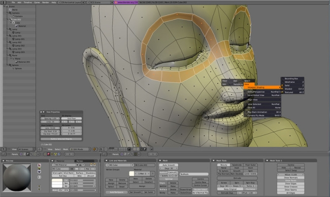 interfaccia blender