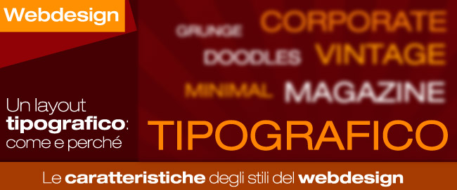 Un layout in stile tipografico: consigli ed esempi