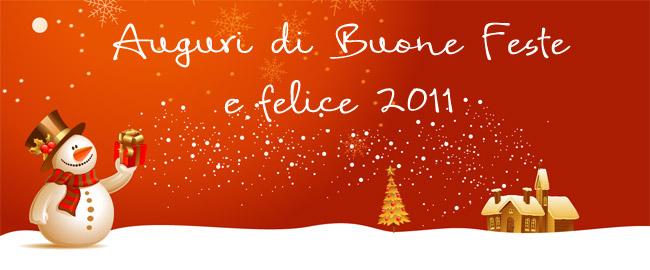 Auguri di Buone Feste e Felice 2011 a tutti i lettori di YIW