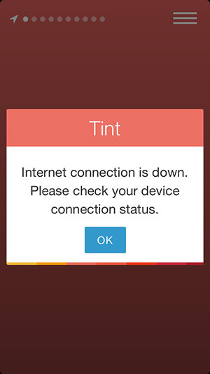 Tint-connection-status